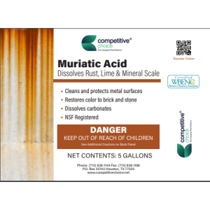Muriatic Acid Cleaner (5 Gallon Pail)