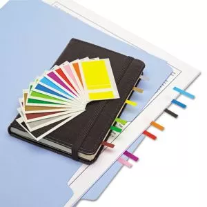 Removable Page Flags, Four Assorted Colors, 900/Color, 3,600/Pack-RTG20205