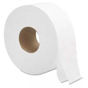 Jumbo Roll Bath Tissue, Septic Safe, 2-Ply, White, 3.3" X 700 Ft, 12/carton-GEN9JUMBOB