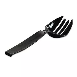 Plastic Forks, 9 Inches, Black, 144/case-WNAA7FKBL