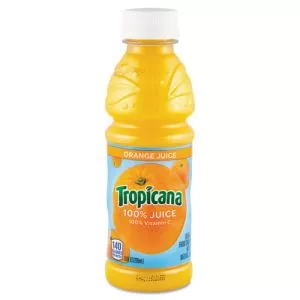 100% Juice, Orange, 10oz Bottle, 24/carton-QKR55154