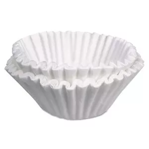Commercial Coffee Filters, 6 Gal Urn Style, Flat Bottom, 36/cluster, 7 Clusters/carton-BUN6GAL20X8