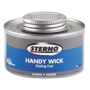 Handy Wick Chafing Fuel, Methanol, 4 Hour Burn, 4.84 oz Can, 24/Carton-STE10364