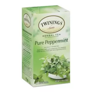 Tea Bags, Pure Peppermint, 1.76 Oz, 25/box-TWG09179