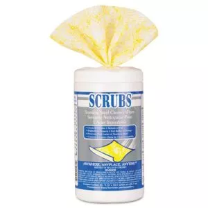 Stainless Steel Cleaner Towels, 1-Ply, 9.75 x 10.5, Lemon Scent, 30/Canister-ITW91930