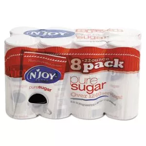 Pure Sugar Cane, 22 oz Canisters, 8/Pack-NJO827820