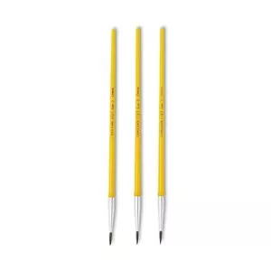 Watercolor Brush Set, Size 2, Camel-Hair Blend, Round Profile, 3/pack-CYO051127002