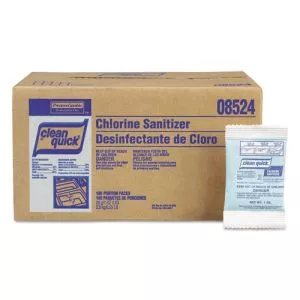 Powdered Chlorine-Based Sanitizer, 1oz Packet, 100/carton-PGC02584