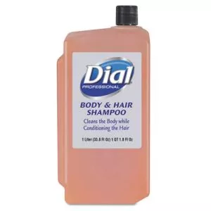 Hair + Body Wash Refill For 1 L Liquid Dispenser, Neutral Scent, 1 L, 8/carton-DIA04029
