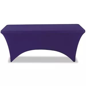 Igear Fabric Table Cover, Polyester/spandex, 30 "x 72", Blue-ICE16526