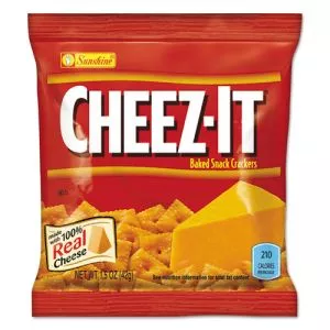 Cheez-It Crackers, 1.5 Oz Bag, Reduced Fat, 60/carton-KEB122264