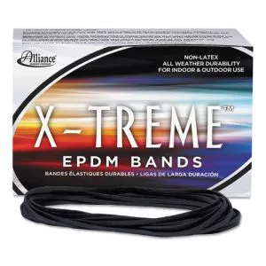 X-Treme Rubber Bands, Size 117b, 0.08" Gauge, Black, 1 Lb Box, 200/box-ALL02004