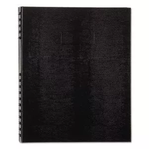 NotePro Notebook, 1-Subject, Medium/College Rule, Black Cover, (75) 11 x 8.5 Sheets-REDA10150BLK