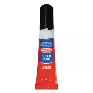 Super Glue Liquid Tubes, 0.07 Oz, Dries Clear, 2/pack-LOC1363131