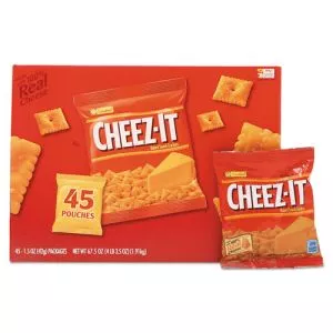 Cheez-It Crackers, Original, 1.5 Oz Pack, 45 Packs/carton-KEB827553