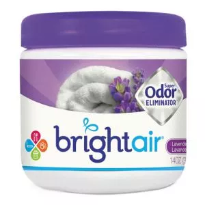Super Odor Eliminator, Lavender And Fresh Linen, Purple, 14 Oz Jar-BRI900014