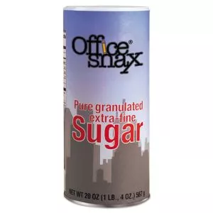 Reclosable Canister Of Sugar, 20 Oz-OFX00019
