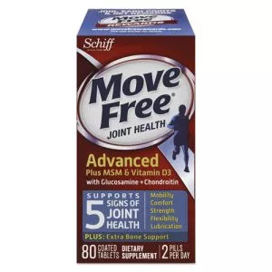 Move Free Advanced Plus Msm And Vitamin D3 Joint Health Tablet, 80 Count, 12/carton-MOV97007CT