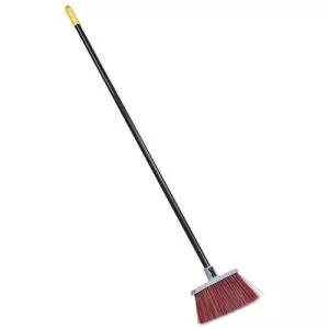 Bulldozer Landscaper's Upright Broom, 14 X 54, Powder Coated Handle Red/gray-QCK7576ZQK