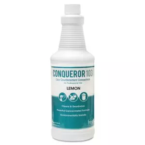 Conqueror 103 Odor Counteractant Concentrate, Lemon, 32 Oz Bottle, 12/carton-FRS1232WBLECT