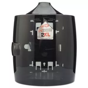 Contemporary Wall Mount Wipe Dispenser, 11 X 11 X 13, Smoke Gray-TXLL80