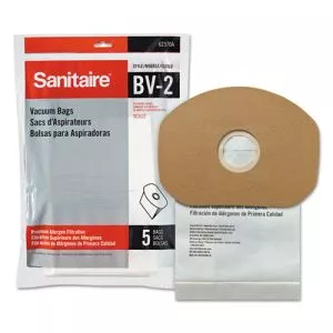 Disposable Dust Bags for Sanitaire Commercial Backpack Vacuum, 5/Pack, 10 Packs/Carton-EUR62370A10CT