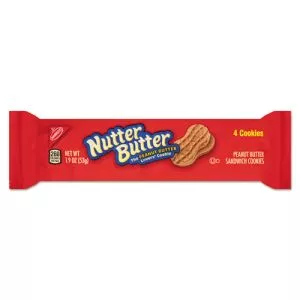 Nutter Butter Cookies, 3 Oz Bag, 48/carton-CDB03745