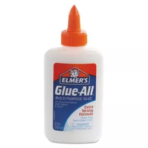 Glue-All White Glue, 4 Oz, Dries Clear-EPIE1322
