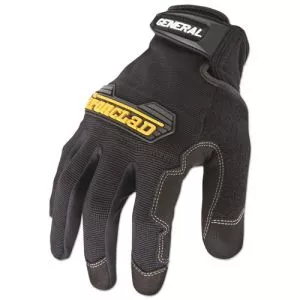 General Utility Spandex Gloves, Black, Medium, Pair-IRNGUG03M