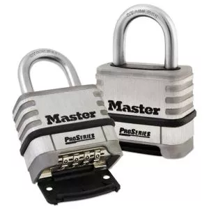 ProSeries Stainless Steel Easy-to-Set Combination Lock, Stainless Steel, 2.18" Wide-MLK1174D