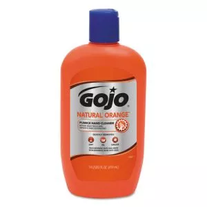 Natural Orange Pumice Hand Cleaner, Citrus, 14 Oz Bottle, 12/carton-GOJ095712CT
