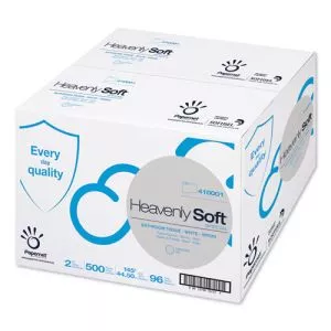 Heavenly Soft Toilet Tissue, Septic Safe, 2-Ply, White. 4.1" X 146 Ft, 500 Sheets/roll, 96 Rolls/carton-SOD410001