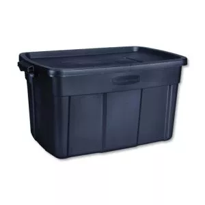 Roughneck Storage Box, 31 Gal, 20.4" X 32.3" X 16.7", Dark Indigo Metallic-UNXRMRT310000