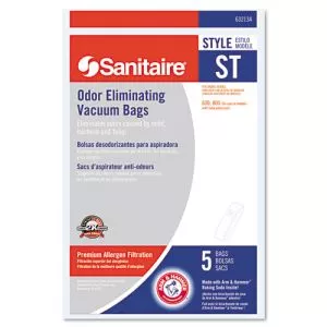 Style ST Disposable Vacuum Bags for SC600 and SC800 Series, 5/Pack, 10 Packs/Carton-EUR63213B10CT