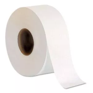 Jumbo Jr. 1-Ply Bath Tissue Roll, Septic Safe, White, 3.5" x 2,000 ft, 8 Rolls/Carton-GPC13718