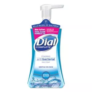 Antibacterial Foaming Hand Wash, Spring Water, 7.5 Oz, 8/carton-DIA05401CT