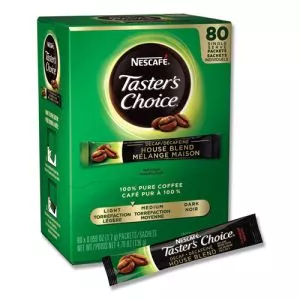 Taster's Choice Stick Pack, Decaf, 0.06oz, 80/box, 6 Boxes/carton-NES66488CT