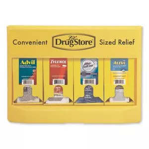 Single-Dose Medicine Dispenser, 105-Pieces, Plastic Case, Yellow-LIL71622
