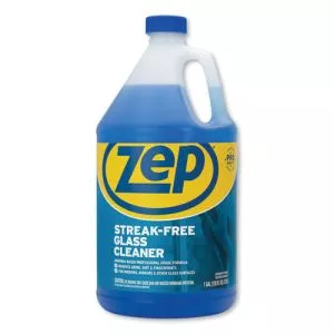 Streak-Free Glass Cleaner, Pleasant Scent, 1 Gal Bottle, 4/carton-ZPEZU1120128CT
