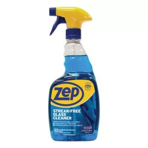 Streak-Free Glass Cleaner, Pleasant Scent, 32 Oz Spray Bottle, 12/carton-ZPEZU112032CT