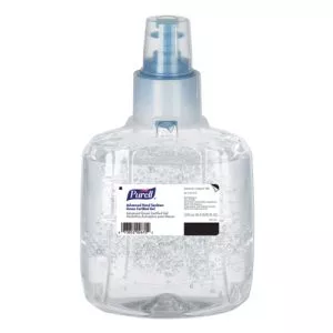 advanced hand sanitizer green certified gel refill, for ltx-12 dispensers, 1,200 ml, fragrance-free, 2/carton-GOJ190302CT