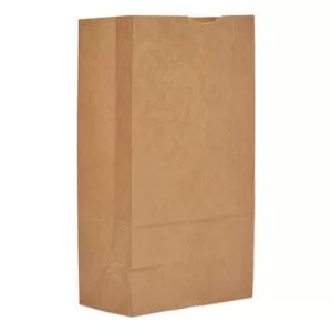Grocery Paper Bags, #12, 7" x 4.38" x 13.75", Kraft, 500 Bags-BAGGH12