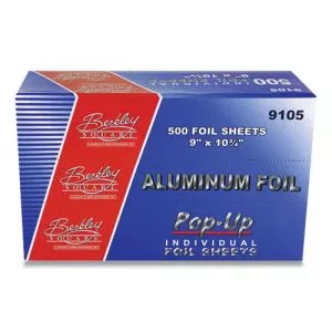 Pop-Up Aluminum Foil, 9 x 10.75, 500 Sheets/Pack, 6 Packs/Carton-BSQ1379000
