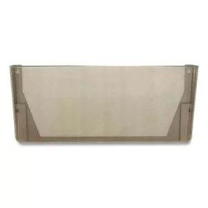 Plastic Wall-File Pocket, One Pocket, Legal/Letter Size, 16.19" x 4.13" x 7", Smoke-OIC21441