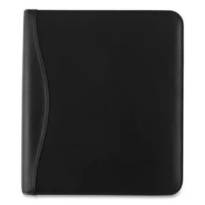 Black Leather Planner/organizer Starter Set, 11 X 8.5, Black Cover, 12-Month (jan To Dec): Undated-AAG038054005