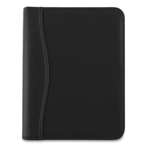 Black Leather Planner/organizer Starter Set, 8.5 X 5.5, Black Cover, 12-Month (jan To Dec): Undated-AAG031054005