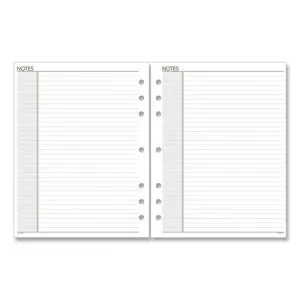 Lined Notes Pages For Planners/organizers, 8.5 X 5.5, White Sheets, Undated-AAG011200