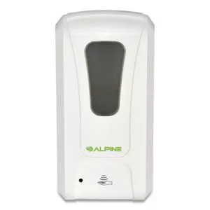Liquid Hand Sanitizer/soap Dispenser, 1,000 Ml, 6 X 4.48 X 11.1, White-GN1430LEA