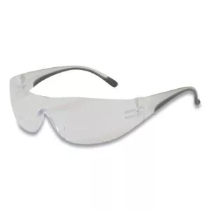 Zenon Z12R Rimless Optical Eyewear with 2-Diopter Bifocal Reading-Glass Design, Scratch-Resistant, Clear Lens, Gray Frame-PID250270020