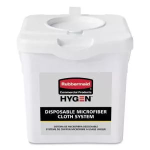 Disposable Microfiber Charging Bucket, 7.92 X 7.75 X 7.44, White, 4/carton-RCP2135007